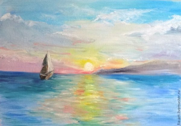 Морской пейзаж для детей