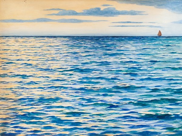 Картина спокойное море