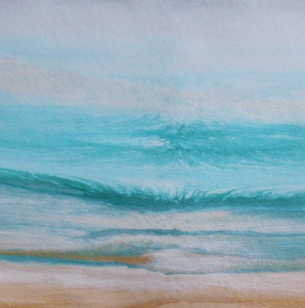 Абстрактная картина море