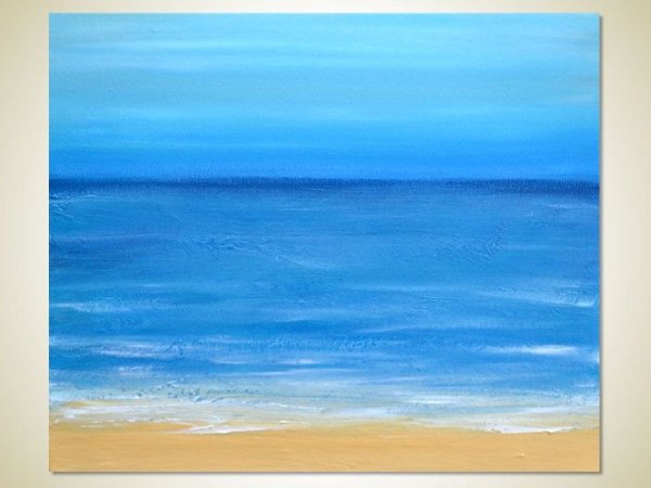Пляж акварель