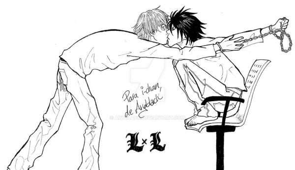 Тетрадь смерти рюк яой