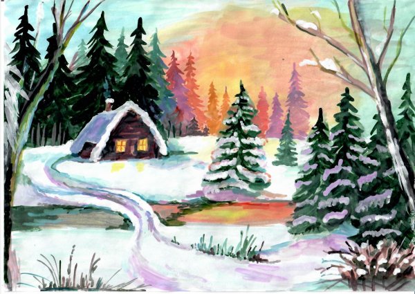 Нарисовать Сибирь