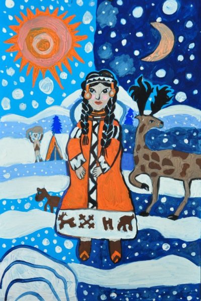 Детские рисунки Сибири