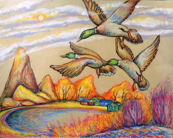 Рисунок на тему моя Сибирь