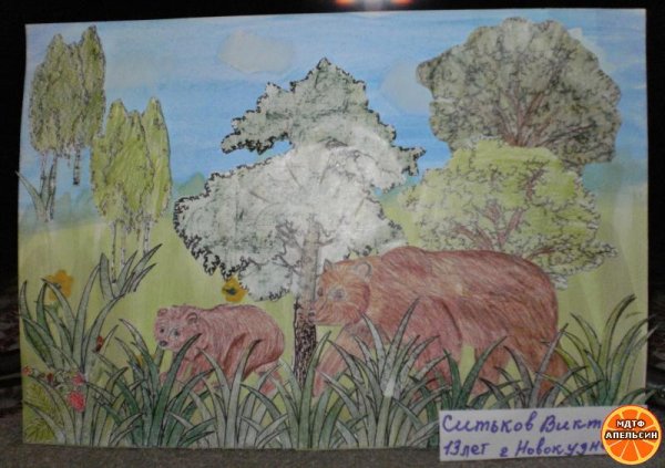 Рисунок на тему Сибирь