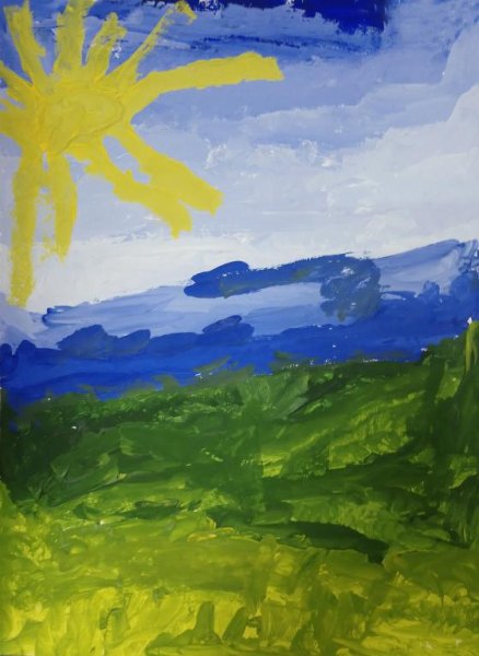 На просторах Сибири рисунки