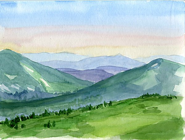 Рисунки на тему природа Сибири