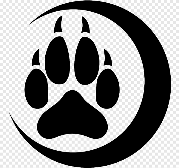 Волчья лапа след