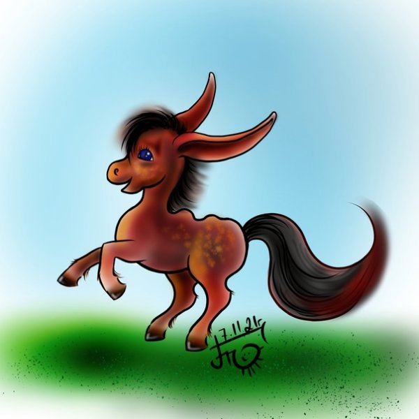 Конек горбунок рисунок