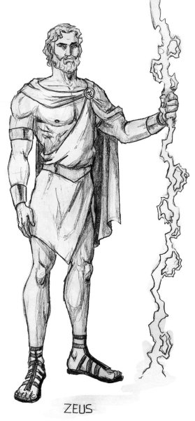 Гермес Бог древней Греции рисунок