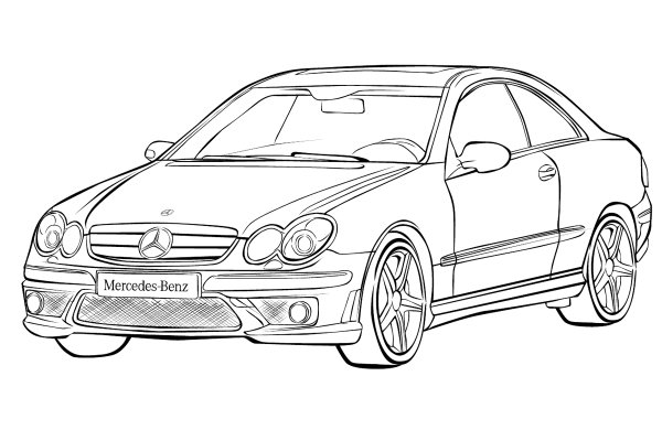 Mercedes-Benz w222 чертеж