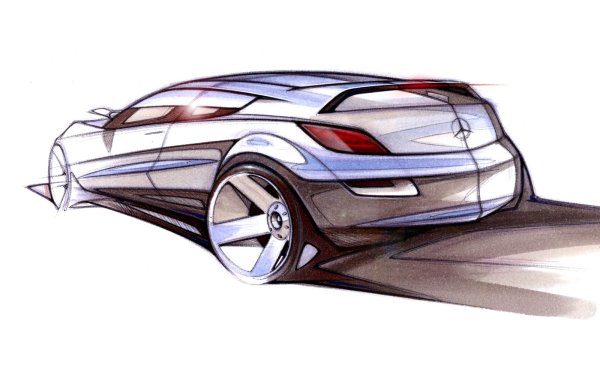 Раскраска Мерседес w204