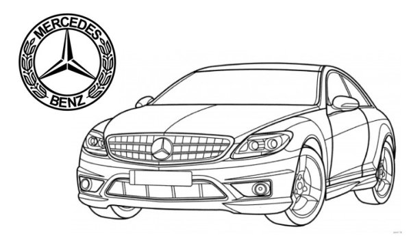 Мерседес AMG gt 63 s раскраска