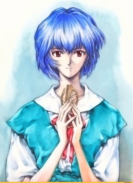 Аянами Рей рисунок