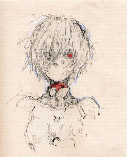 Заколки Евангелион Рей