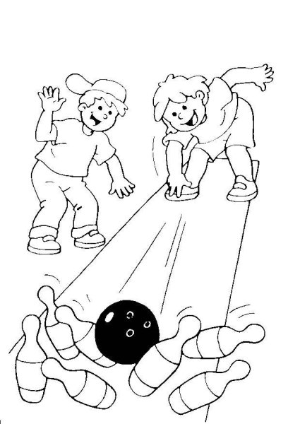 Рисунки подвижных играх для дошкольников