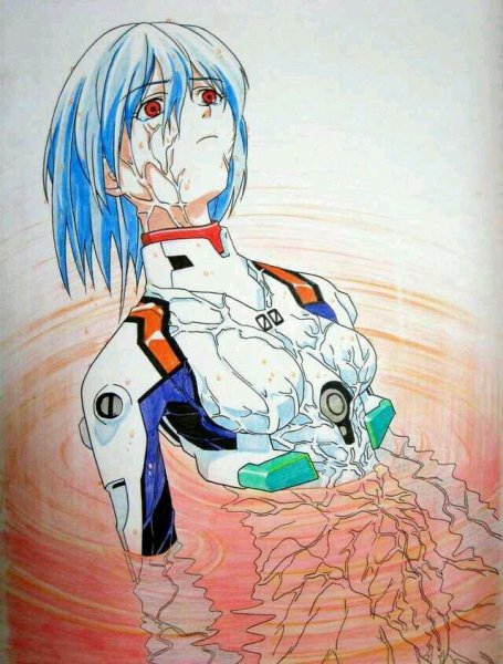 Рей Евангелион в полный рост