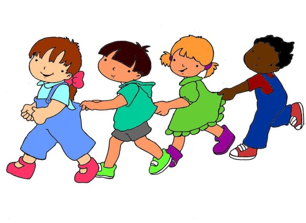 Играющие дети вектор