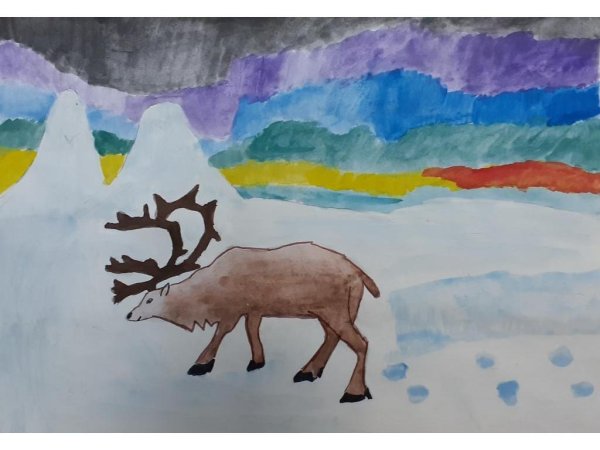 Рисунки на тему Север