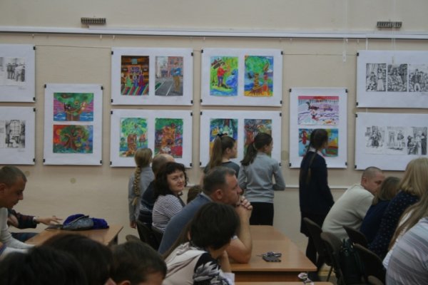 Конкурс рисунков литературный Вернисаж