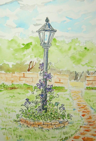 Ландшафт рисунок