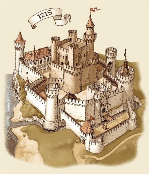 Средневековый замок феодала
