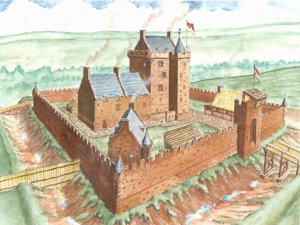 Замок феодала в средние века