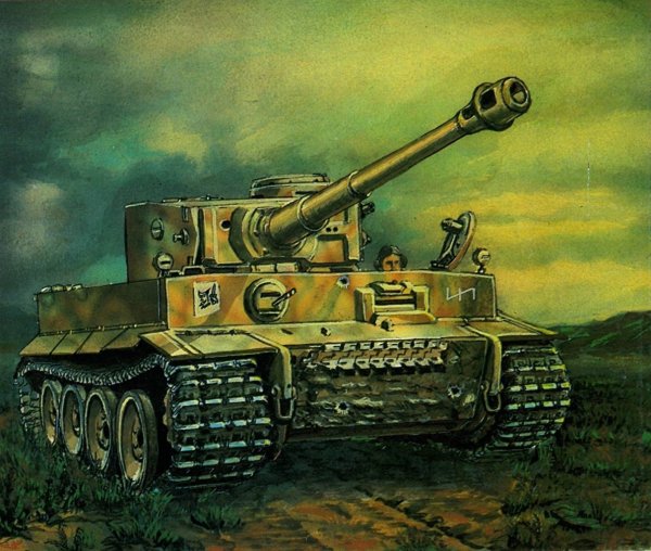 Panzerkampfwagen vi Ausf.h — e, «тигр»