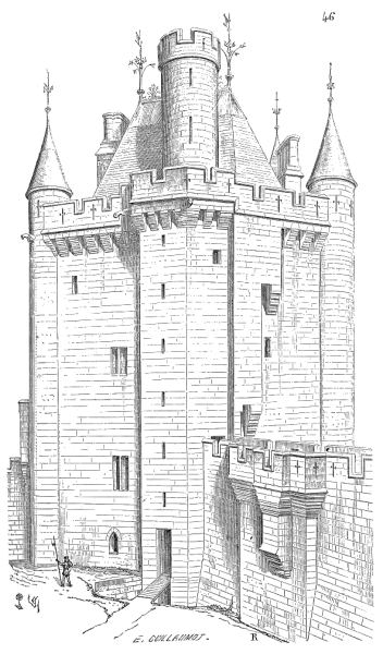 Средневековый Рыцарский замок донжон