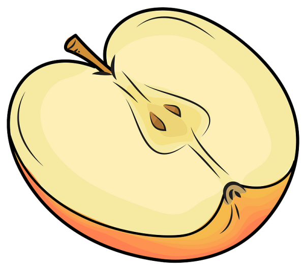 Половинка яблока