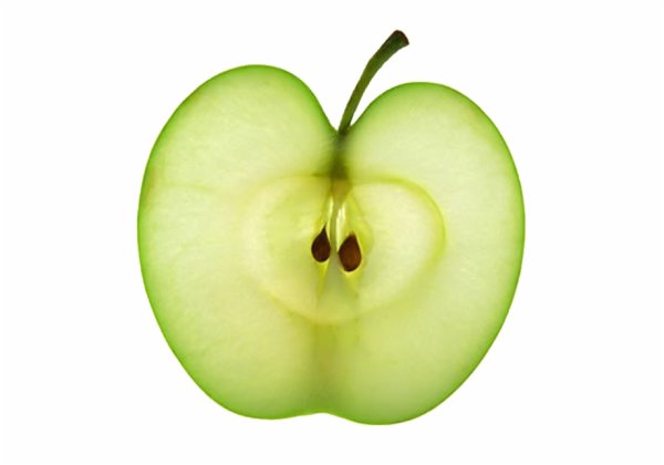 Яблоко в разрезе