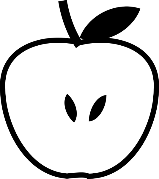 Яблоко очертания