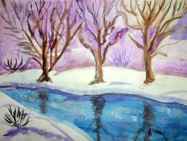 Весна рисунок