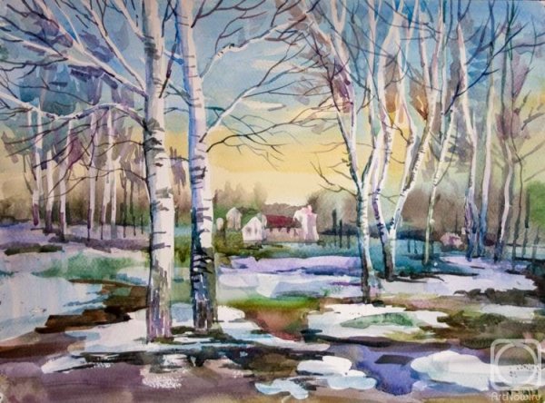 Пейзаж на весеннюю тему