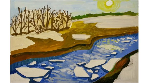 Рисунок на тему Весна