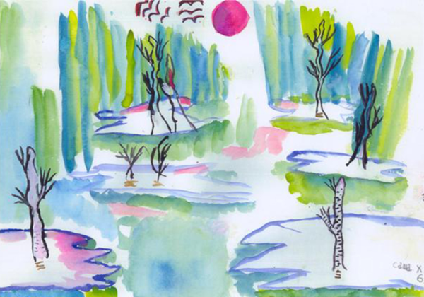 Рисунок на тему Весна