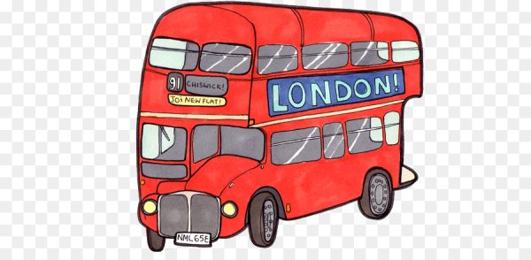 Рисование английский автобус