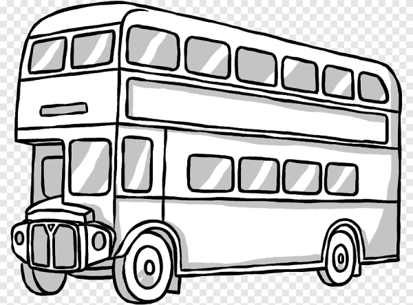 Дабл Деккер бас рисунок