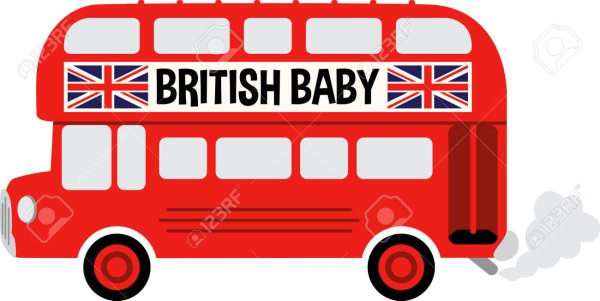 Английский автобус вектор