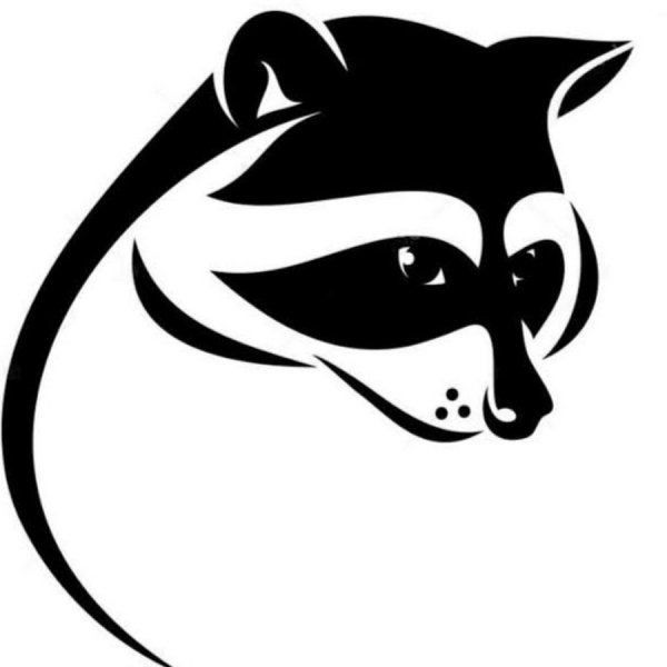 Стилизованный енот