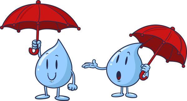 Дождик мультяшный