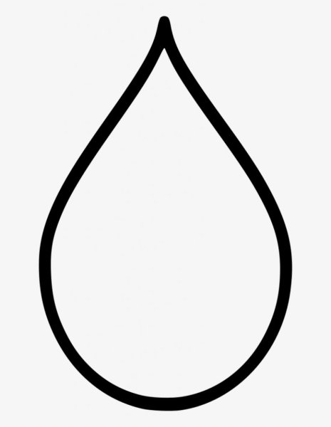 Капелька раскраска для детей