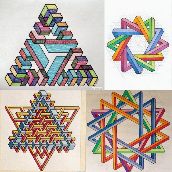 Геометрические узоры Эшера