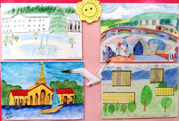 Рисунок на тему мой родной край