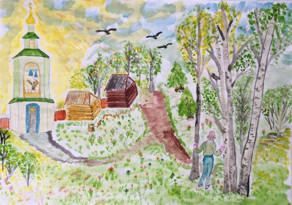 Рисунок на тему природа