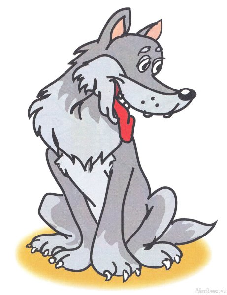 Изображение волка для детей