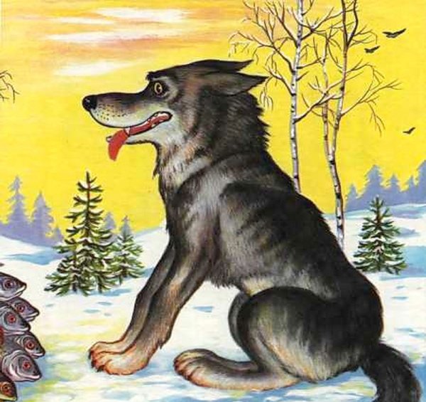 Волк мультяшный