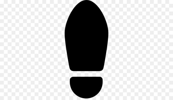 Наклейка следы от ботинок