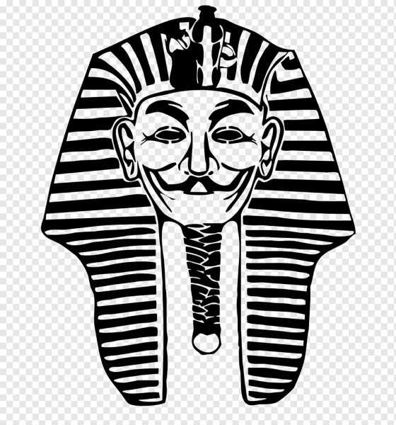 Маска фараона Тутанхамона рисунок