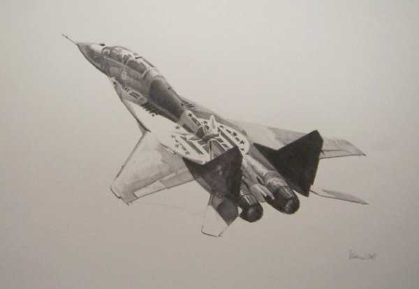 Истребитель набросок
